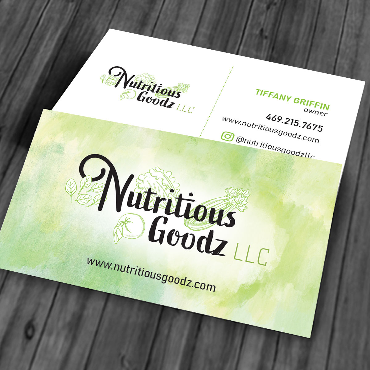 Nutritious Goodz Business Cards